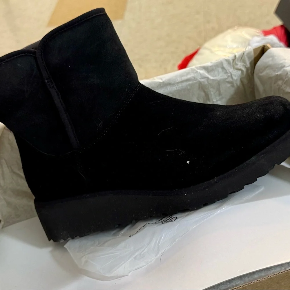 UGG Black Suede Boots - Picture 6 of 7